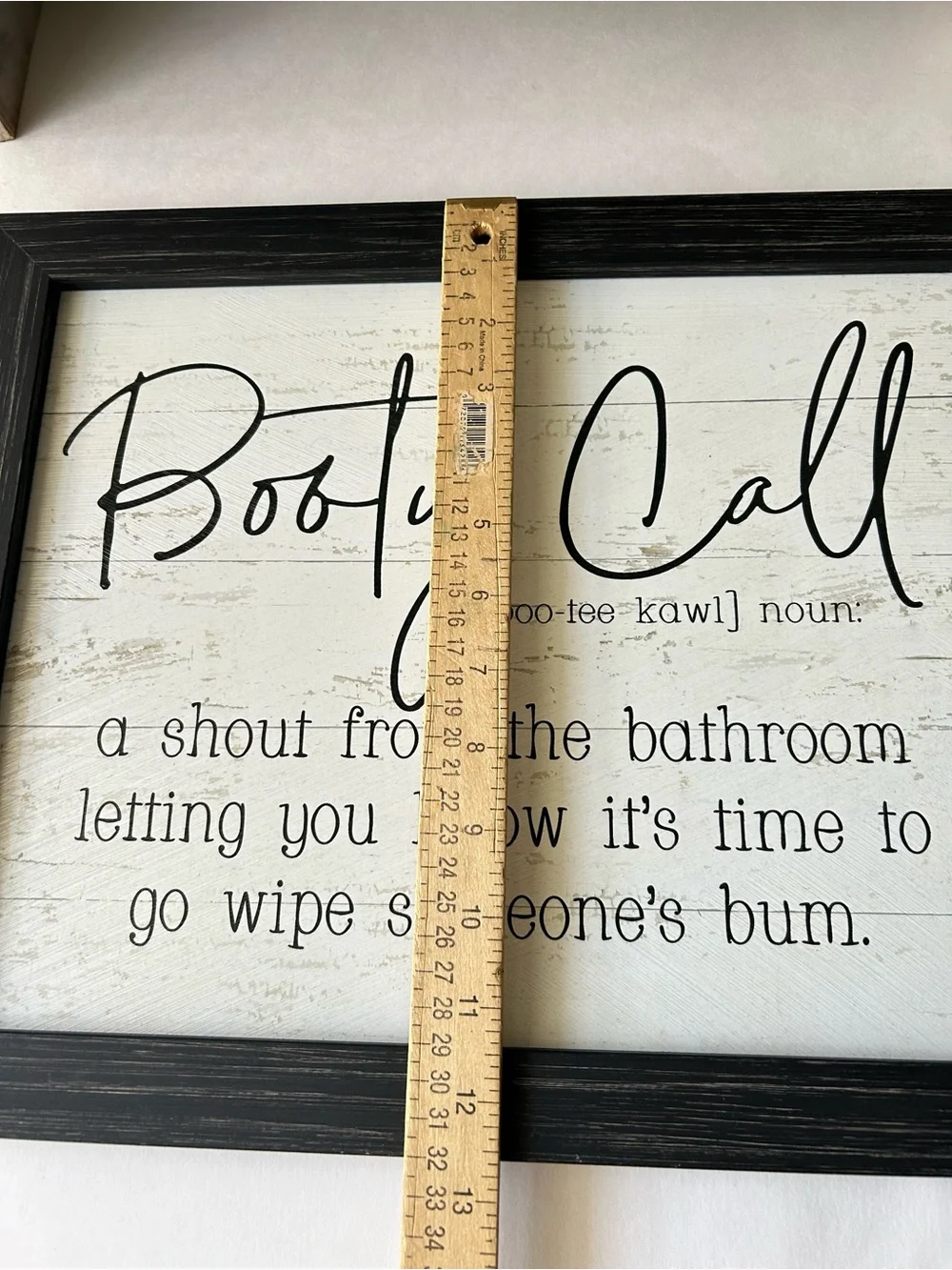 🌴Humorous Wall Sign With a Message Framed with Wood